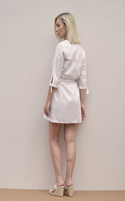 Beach Dress White Cotton - FINAL SALE