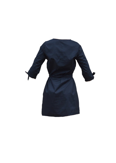 Beach Dress  Navy Cotton -  FINAL SALE