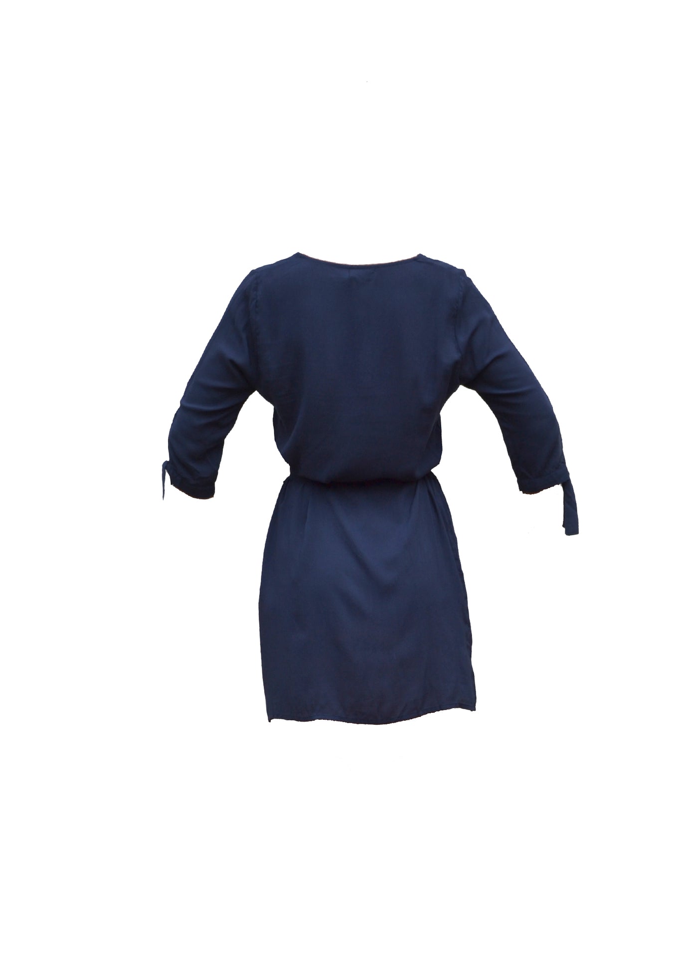 Beach Dress - Navy Rayon