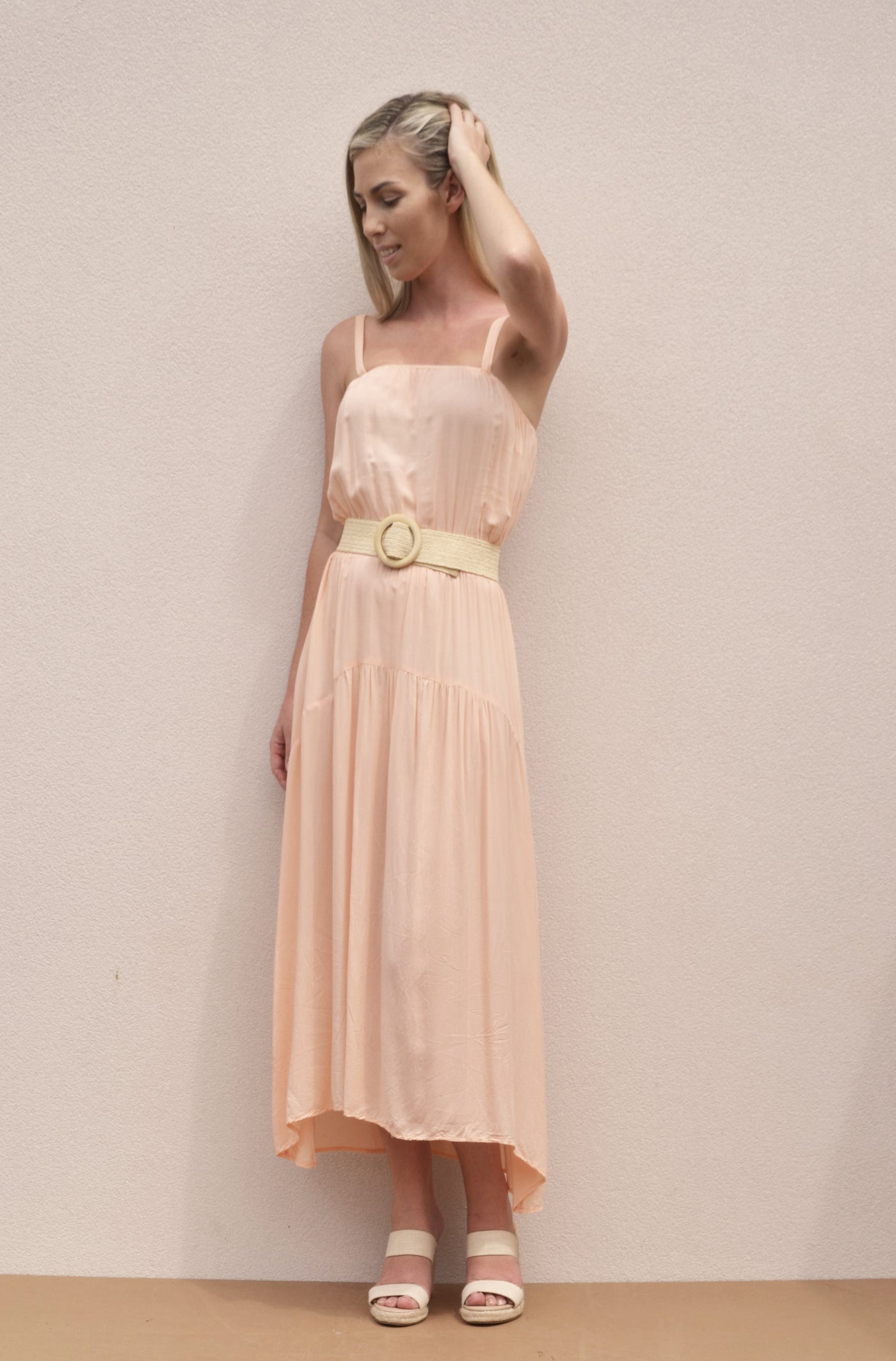 Island Dress Peach - FINAL SALE