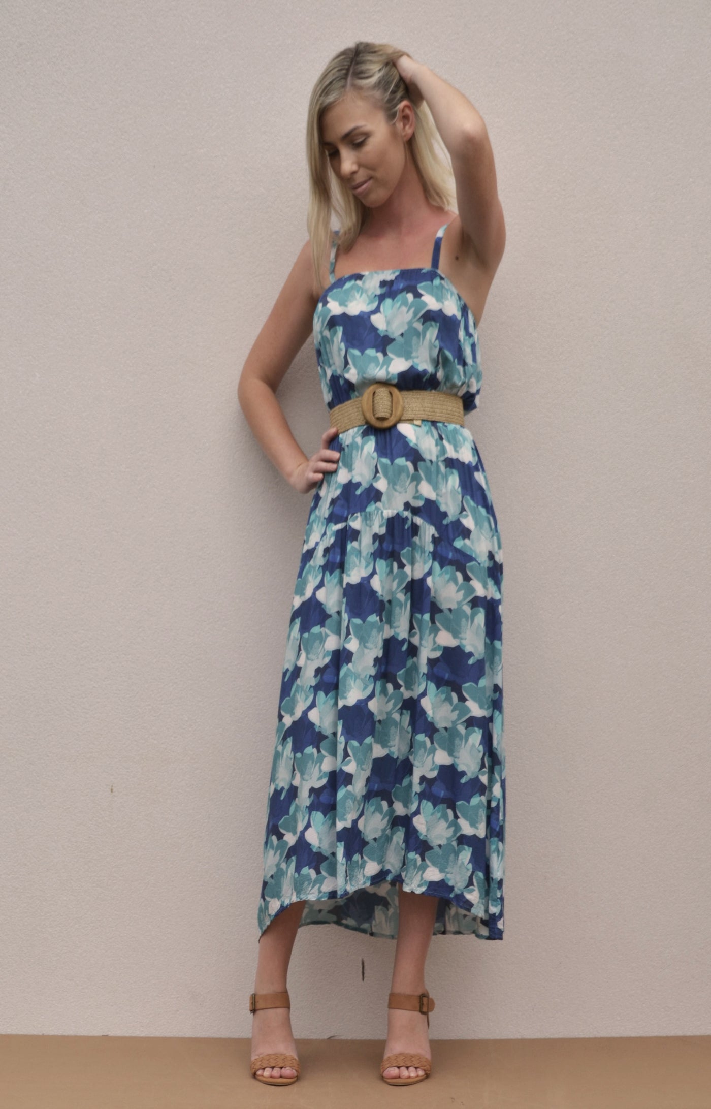 Island Dress Ocean Bloom