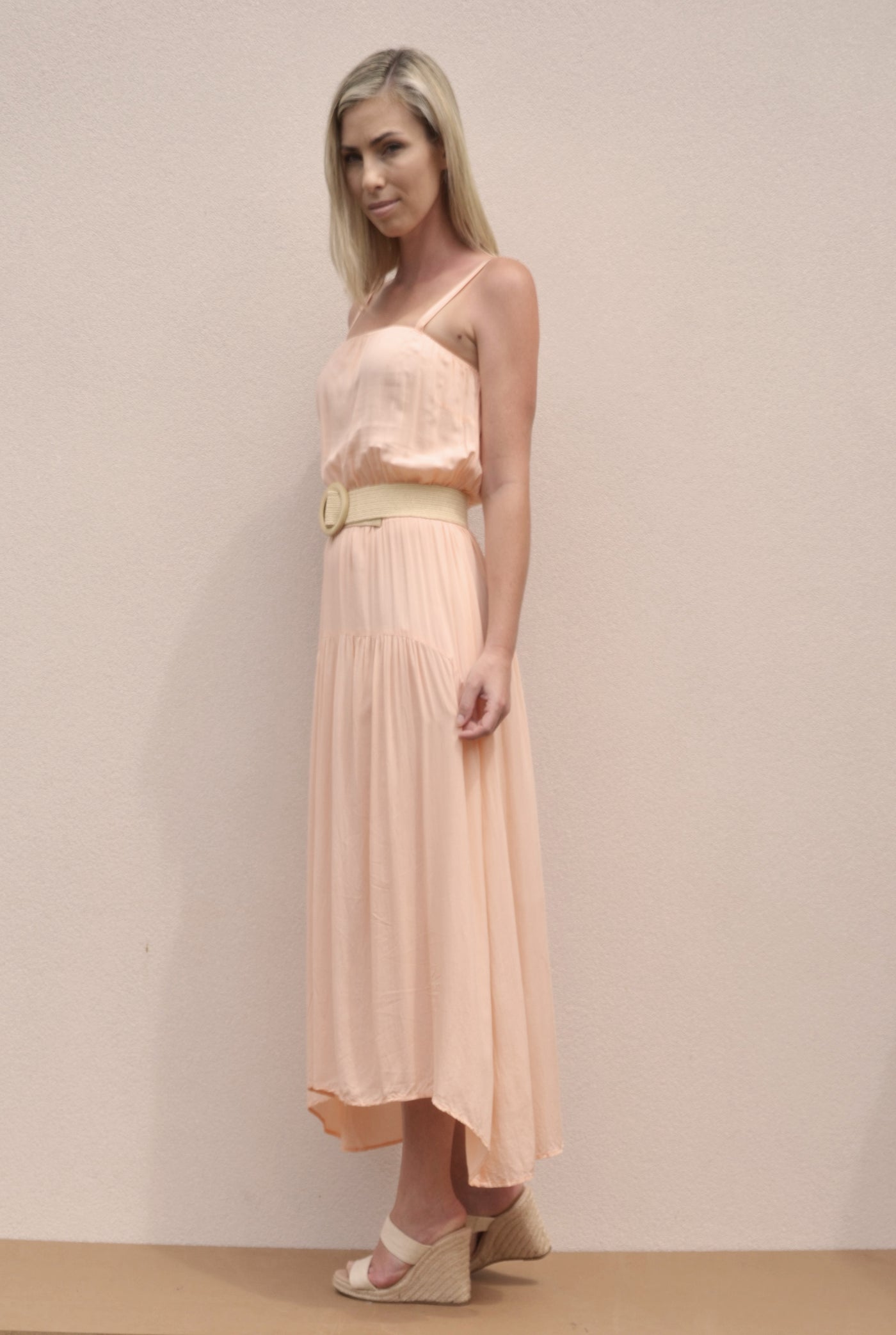 Island Dress Peach - FINAL SALE