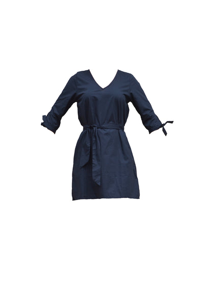 Beach Dress  Navy Cotton -  FINAL SALE